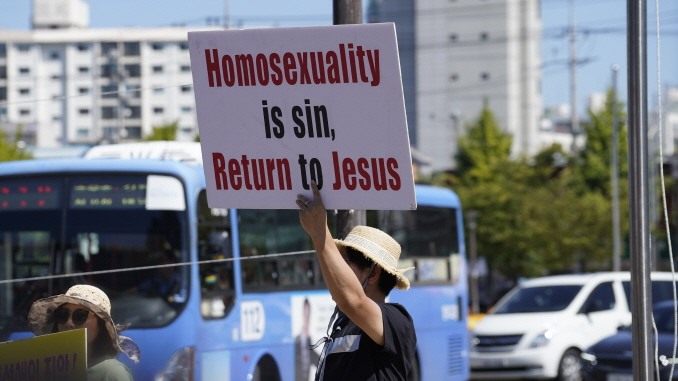 Anti-gay parades in Korea