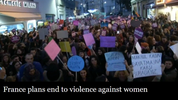 France plans end to violence against women