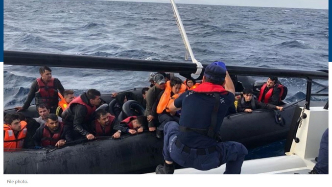 Over 250 irregular migrants held in northwest Turkey