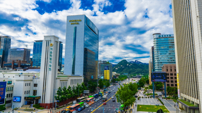 the city center of Korea
