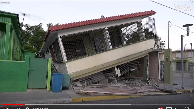 Puerto Rico earthquake