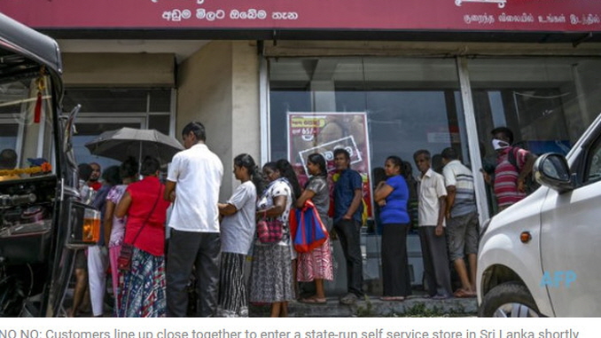 As Coronavirus curfew lifts Sri Lanka retailers to restrict entry, limit panic buying
