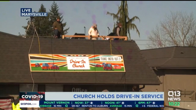 The Grove Church offers ‘Drive-In’ service in Marysville