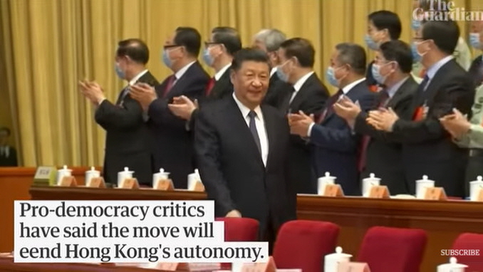 Pro-democacy critics have said move will eend Hong Kong's autonomy