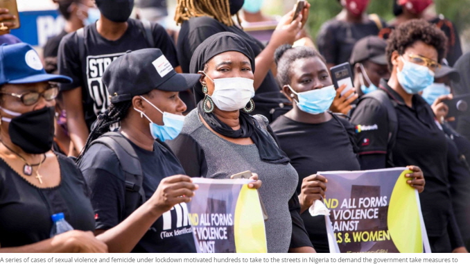 Massive protests against gender-based violence in Nigeria force government to take measures