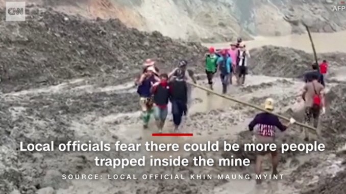 Jade mine landslide kills at least 160 in Myanmar, with more people still missing