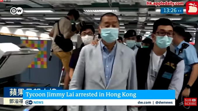Hong Kong media mogul Jimmy Lai arrested under new security law