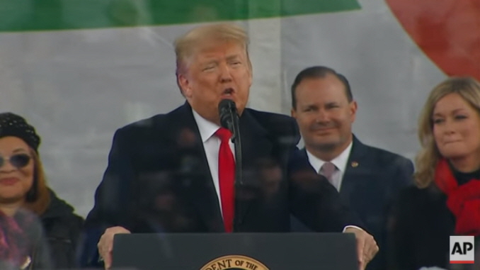 Trump addresses anti-abortion March for Life rally