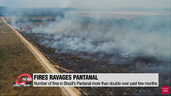 re_fires in Brazil Pantanal