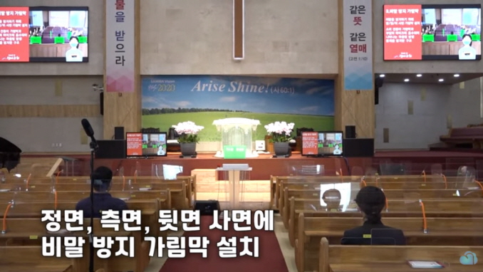 Corona Prevention, Korean Church 20210130