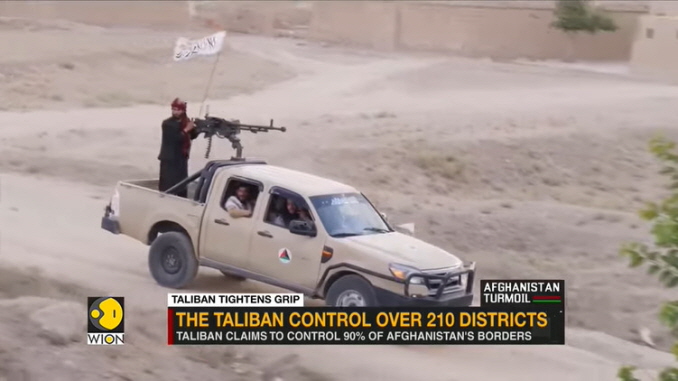 Taliban claims to control 90% of Afghanistan's borders 20210723