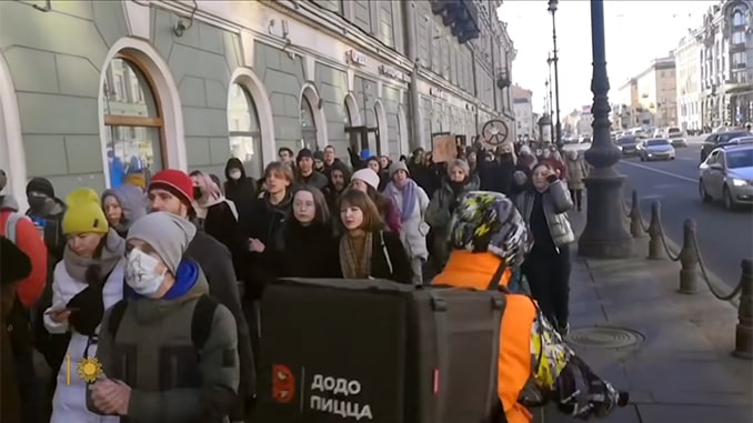 20220328 Russia anti-war protester-min
